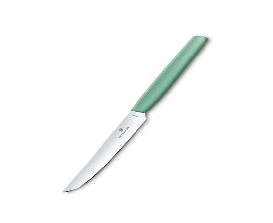 Кухонный нож Victorinox Swiss Modern Steak 12 см Мятний (6.9006.1241), изображение 2 Кухонный нож Victorinox Swiss Modern Steak 12 см Мятний (6.9006.1241), изображение 2