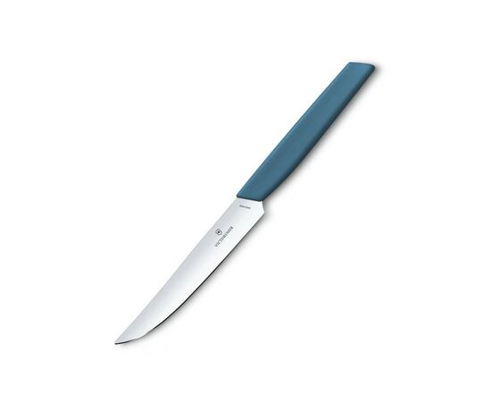Кухонный нож Victorinox Swiss Modern Steak 12 см Синій (6.9006.122), изображение 2 Кухонный нож Victorinox Swiss Modern Steak 12 см Синій (6.9006.122), изображение 2