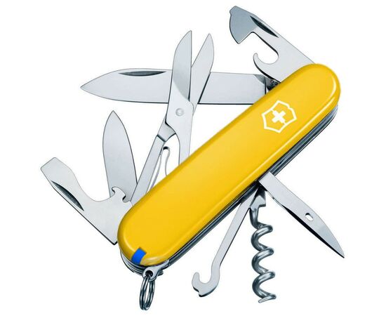 Нож Victorinox Climber Ukraine Жовто-синій (1.3703.8.2), изображение 3