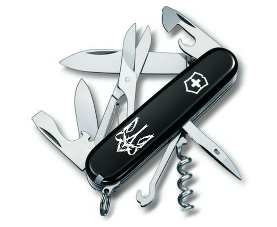 Нож Victorinox Climber Ukraine Тризуб готичний (1.3703.3_T0630u)