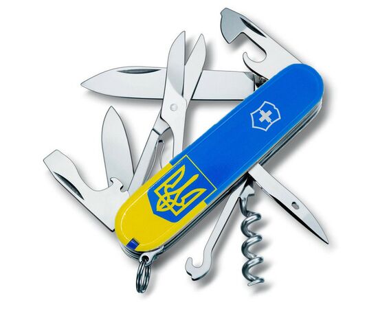 Нож Victorinox Climber Ukraine Герб на прапорі (1.3703.7_T3030p), изображение 2