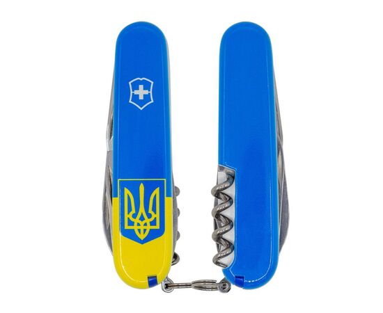 Нож Victorinox Climber Ukraine Герб на прапорі (1.3703.7_T3030p)