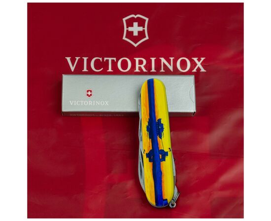 Нож Victorinox Climber Ukraine Марка з трактором (1.3703.3_T3110p), изображение 12 Нож Victorinox Climber Ukraine Марка з трактором (1.3703.3_T3110p), изображение 12