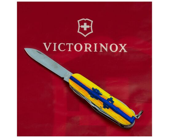 Нож Victorinox Climber Ukraine Марка з трактором (1.3703.3_T3110p), изображение 5 Нож Victorinox Climber Ukraine Марка з трактором (1.3703.3_T3110p), изображение 5