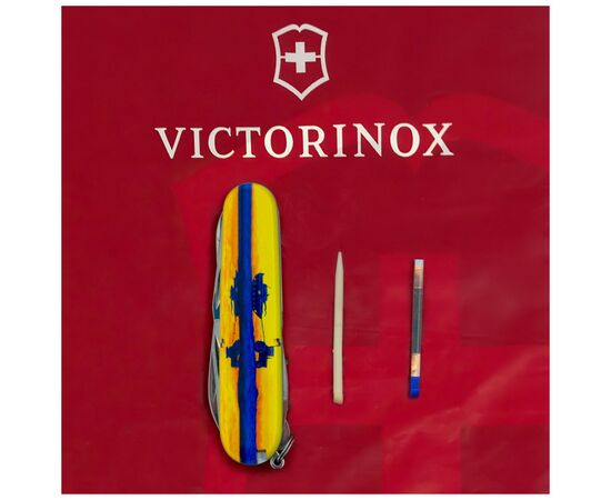 Нож Victorinox Climber Ukraine Марка з трактором (1.3703.3_T3110p), изображение 6 Нож Victorinox Climber Ukraine Марка з трактором (1.3703.3_T3110p), изображение 6