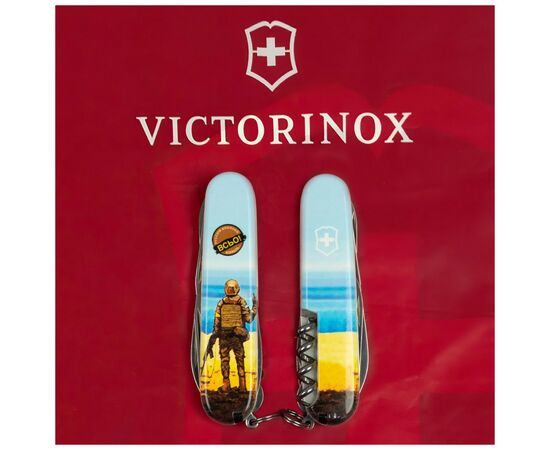 Нож Victorinox Climber Ukraine 3D Марка русскій воєнний корабль ВСЬО (1.3703.3.T3120h), изображение 11 Нож Victorinox Climber Ukraine 3D Марка русскій воєнний корабль ВСЬО (1.3703.3.T3120h), изображение 11