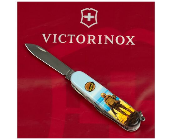 Нож Victorinox Climber Ukraine 3D Марка русскій воєнний корабль ВСЬО (1.3703.3.T3120h), изображение 5 Нож Victorinox Climber Ukraine 3D Марка русскій воєнний корабль ВСЬО (1.3703.3.T3120h), изображение 5