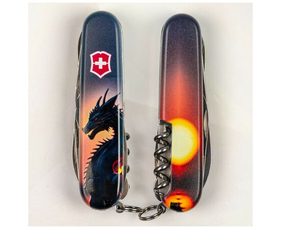 Нож Victorinox Climber Zodiac Дракон в променях сонця (1.3703.3_Z3270p), изображение 12 Нож Victorinox Climber Zodiac Дракон в променях сонця (1.3703.3_Z3270p), изображение 12