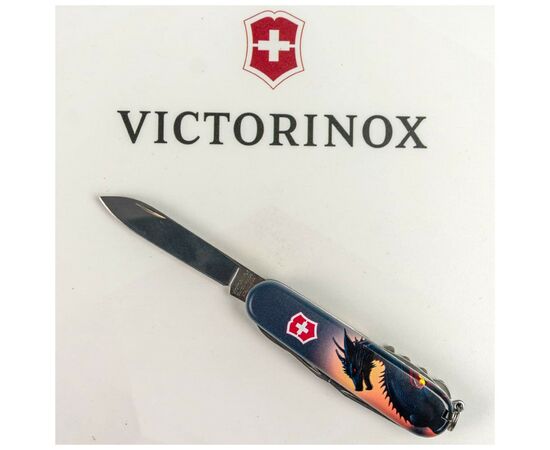 Нож Victorinox Climber Zodiac Дракон в променях сонця (1.3703.3_Z3270p), изображение 5 Нож Victorinox Climber Zodiac Дракон в променях сонця (1.3703.3_Z3270p), изображение 5