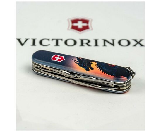 Нож Victorinox Climber Zodiac Дракон в променях сонця (1.3703.3_Z3270p), изображение 6 Нож Victorinox Climber Zodiac Дракон в променях сонця (1.3703.3_Z3270p), изображение 6
