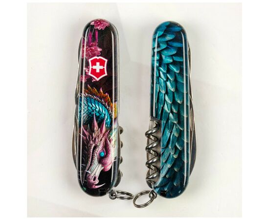 Нож Victorinox Climber Zodiac Лазурний дракон (1.3703.3_Z3290p), изображение 12