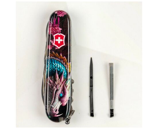 Нож Victorinox Climber Zodiac Лазурний дракон (1.3703.3_Z3290p), изображение 4