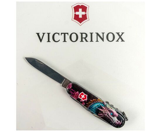 Нож Victorinox Climber Zodiac Лазурний дракон (1.3703.3_Z3290p), изображение 5