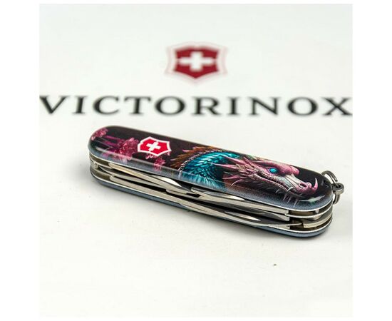 Нож Victorinox Climber Zodiac Лазурний дракон (1.3703.3_Z3290p), изображение 6