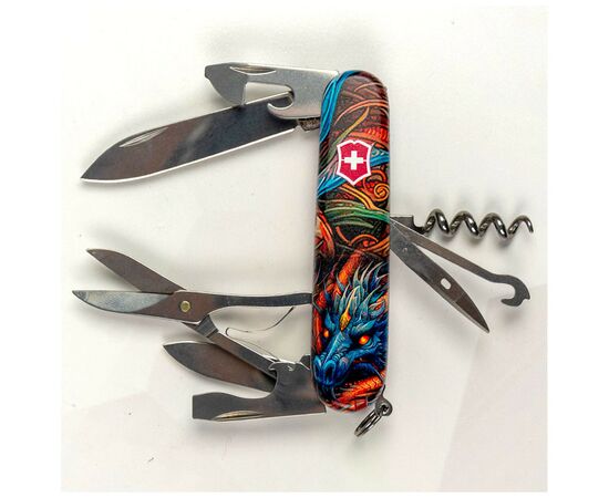 Нож Victorinox Climber Zodiac Сапфіровий дракон (1.3703_Z3260p), изображение 3