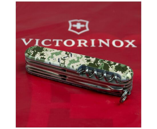 Нож Victorinox Huntsman Army 91 мм Піксель (1.3713.3_W3940p), изображение 4 Нож Victorinox Huntsman Army 91 мм Піксель (1.3713.3_W3940p), изображение 4