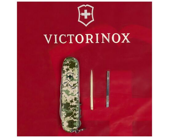Нож Victorinox Huntsman Army 91 мм Піксель (1.3713.3_W3940p), изображение 6 Нож Victorinox Huntsman Army 91 мм Піксель (1.3713.3_W3940p), изображение 6