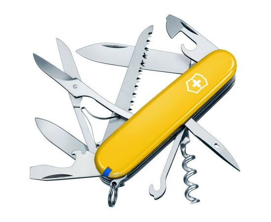 Нож Victorinox Huntsman Ukraine 91 мм Жовто-синій (1.3713.8.2), изображение 3