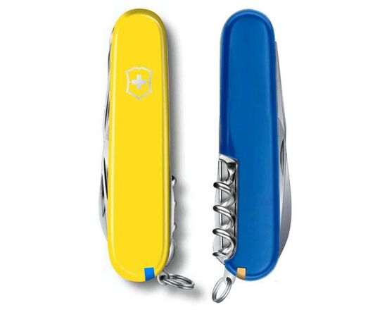 Нож Victorinox Huntsman Ukraine 91 мм Жовто-синій (1.3713.8.2), изображение 6