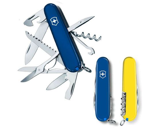 Ніж Victorinox Huntsman Ukraine 91 мм Синьо-жовтий (1.3713.2.8)