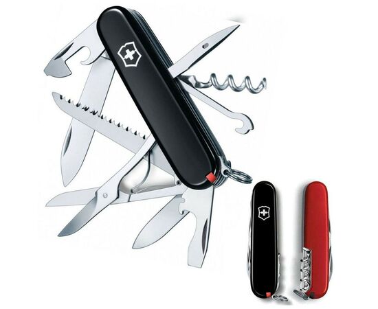 Нож Victorinox Huntsman Ukraine 91 мм Чорно-червоний (1.3713.3.1), изображение 2 Нож Victorinox Huntsman Ukraine 91 мм Чорно-червоний (1.3713.3.1), изображение 2