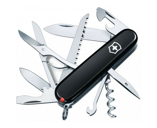 Нож Victorinox Huntsman Ukraine 91 мм Чорно-червоний (1.3713.3.1), изображение 3 Нож Victorinox Huntsman Ukraine 91 мм Чорно-червоний (1.3713.3.1), изображение 3