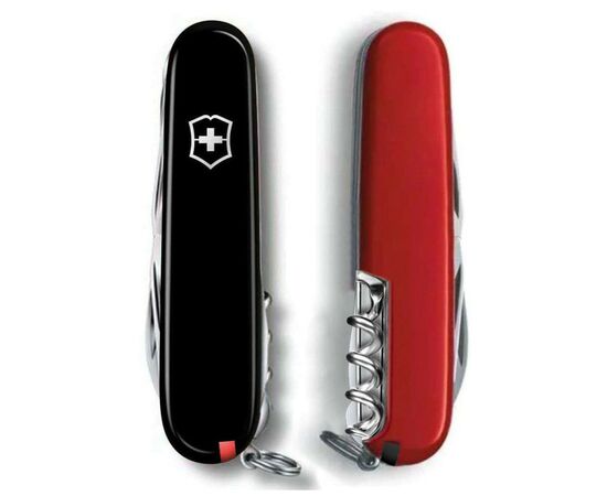 Нож Victorinox Huntsman Ukraine 91 мм Чорно-червоний (1.3713.3.1), изображение 6 Нож Victorinox Huntsman Ukraine 91 мм Чорно-червоний (1.3713.3.1), изображение 6