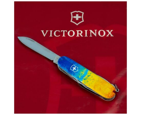 Нож Victorinox Huntsman Ukraine 91 мм Жовто-синій малюнок (1.3713.7_T3100p), изображение 5 Нож Victorinox Huntsman Ukraine 91 мм Жовто-синій малюнок (1.3713.7_T3100p), изображение 5