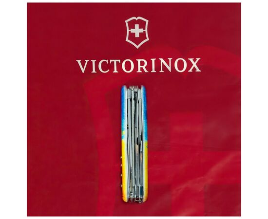 Нож Victorinox Huntsman Ukraine 91 мм Жовто-синій малюнок (1.3713.7_T3100p), изображение 7 Нож Victorinox Huntsman Ukraine 91 мм Жовто-синій малюнок (1.3713.7_T3100p), изображение 7