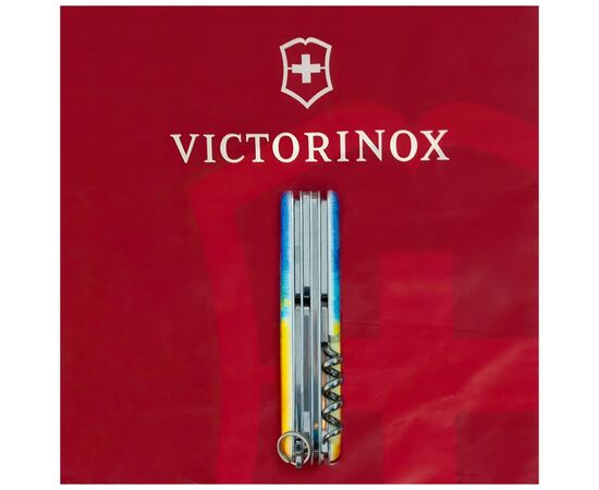 Нож Victorinox Huntsman Ukraine 91 мм Жовто-синій малюнок (1.3713.7_T3100p), изображение 8 Нож Victorinox Huntsman Ukraine 91 мм Жовто-синій малюнок (1.3713.7_T3100p), изображение 8