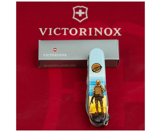 Нож Victorinox Huntsman Ukraine 3D 91 мм Марка русскій воєнний корабль ВСЬО (1.3713.7_T3120h), изображение 12 Нож Victorinox Huntsman Ukraine 3D 91 мм Марка русскій воєнний корабль ВСЬО (1.3713.7_T3120h), изображение 12