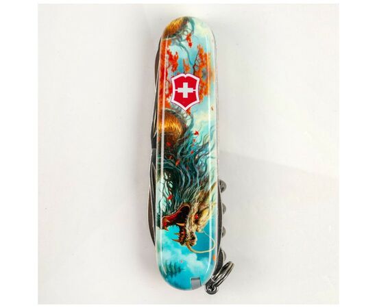 Нож Victorinox Huntsman Zodiac 91 мм Бойовий дракон (1.3713.7_Z3230p), изображение 10