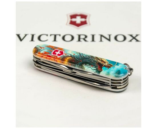 Нож Victorinox Huntsman Zodiac 91 мм Бойовий дракон (1.3713.7_Z3230p), изображение 6