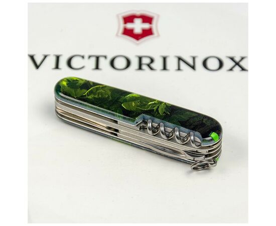 Нож Victorinox Huntsman Zodiac 91 мм Зелений дерев'яний дракон (1.3713.3_Z3240p), изображение 7
