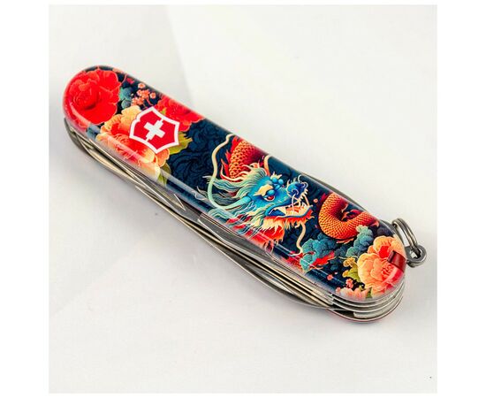 Нож Victorinox Huntsman Zodiac 91 мм Китайський дракон (1.3713_Z3200p), изображение 2 Нож Victorinox Huntsman Zodiac 91 мм Китайський дракон (1.3713_Z3200p), изображение 2