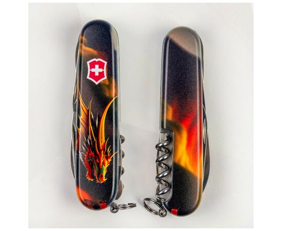Нож Victorinox Huntsman Zodiac 91 мм Фантастичний дракон (1.3713.3_Z3210p), изображение 12 Нож Victorinox Huntsman Zodiac 91 мм Фантастичний дракон (1.3713.3_Z3210p), изображение 12