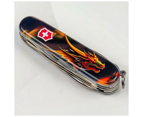 Нож Victorinox Huntsman Zodiac 91 мм Фантастичний дракон (1.3713.3_Z3210p), изображение 2 Нож Victorinox Huntsman Zodiac 91 мм Фантастичний дракон (1.3713.3_Z3210p), изображение 2