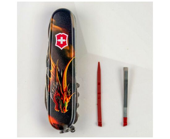 Нож Victorinox Huntsman Zodiac 91 мм Фантастичний дракон (1.3713.3_Z3210p), изображение 4 Нож Victorinox Huntsman Zodiac 91 мм Фантастичний дракон (1.3713.3_Z3210p), изображение 4