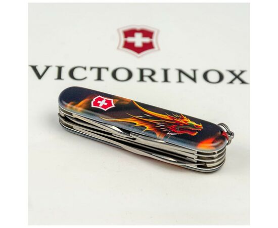 Нож Victorinox Huntsman Zodiac 91 мм Фантастичний дракон (1.3713.3_Z3210p), изображение 6 Нож Victorinox Huntsman Zodiac 91 мм Фантастичний дракон (1.3713.3_Z3210p), изображение 6