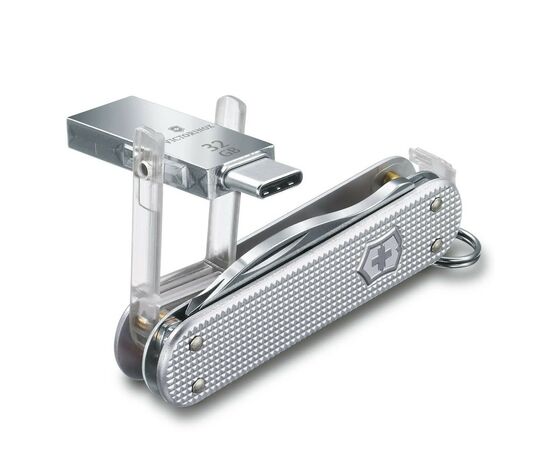 Нож Victorinox JetsetterWork 58 мм USB 3.0/3.1 32 Gb (4.6261.26G32B1), изображение 6 Нож Victorinox JetsetterWork 58 мм USB 3.0/3.1 32 Gb (4.6261.26G32B1), изображение 6