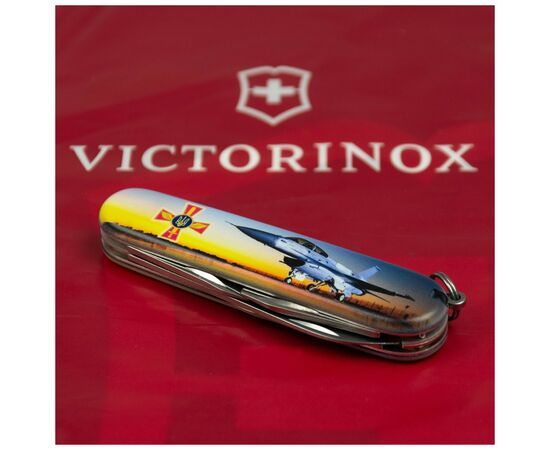 Нож Victorinox Spartan Army 91 мм Літак + Емблема ПС ЗСУ (1.3603.3_W3040p), изображение 3 Нож Victorinox Spartan Army 91 мм Літак + Емблема ПС ЗСУ (1.3603.3_W3040p), изображение 3