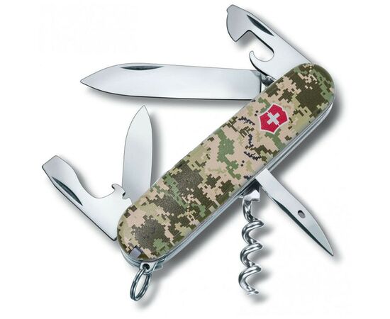 Ніж Victorinox Spartan Army 91 мм Піксель + Лого (1.3603.3_W3941p), зображення 2 Ніж Victorinox Spartan Army 91 мм Піксель + Лого (1.3603.3_W3941p), зображення 2
