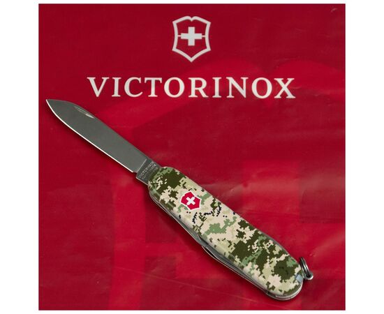 Ніж Victorinox Spartan Army 91 мм Піксель + Лого (1.3603.3_W3941p), зображення 5 Ніж Victorinox Spartan Army 91 мм Піксель + Лого (1.3603.3_W3941p), зображення 5