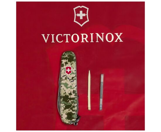 Ніж Victorinox Spartan Army 91 мм Піксель + Лого (1.3603.3_W3941p), зображення 6 Ніж Victorinox Spartan Army 91 мм Піксель + Лого (1.3603.3_W3941p), зображення 6