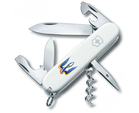 Ніж Victorinox Spartan Ukraine 91 мм Тризуб Ластівка (1.3603.7_T1230u)