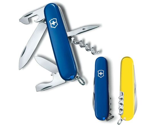 Нож Victorinox Spartan Ukraine 91 мм Синьо-Жовтий (1.3603.2.8)