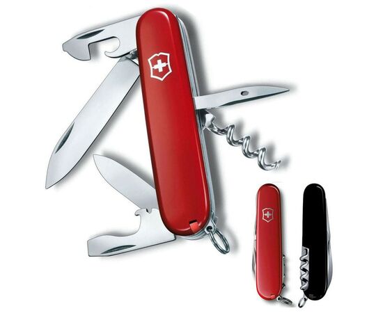Нож Victorinox Spartan Ukraine 91 мм Червоно-чорний (1.3603.1.3), изображение 2