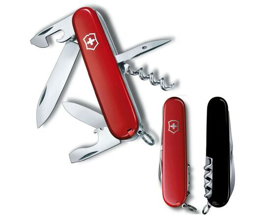 Нож Victorinox Spartan Ukraine 91 мм Червоно-чорний (1.3603.1.3)