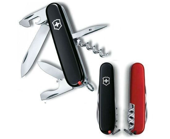 Ніж Victorinox Spartan Ukraine 91 мм Чорно-червоний (1.3603.3.1)