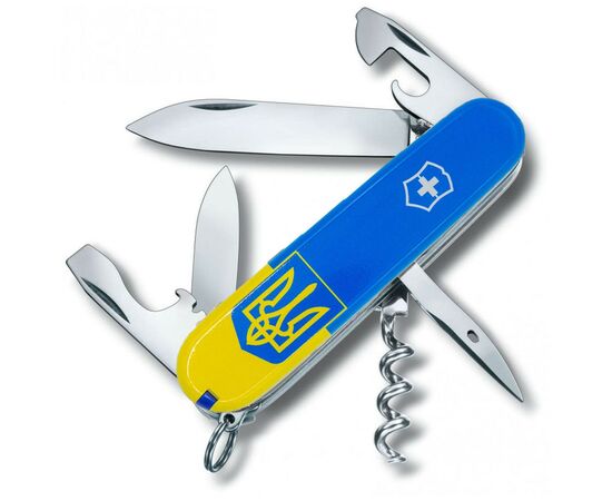 Нож Victorinox Spartan Ukraine 91 мм Герб на прапорі вертикальний (1.3603.7_T3030p), изображение 2